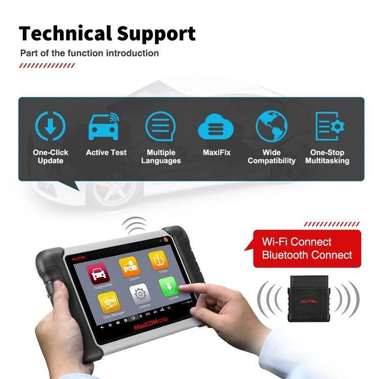 Autel MK808TS technical support for auto testing