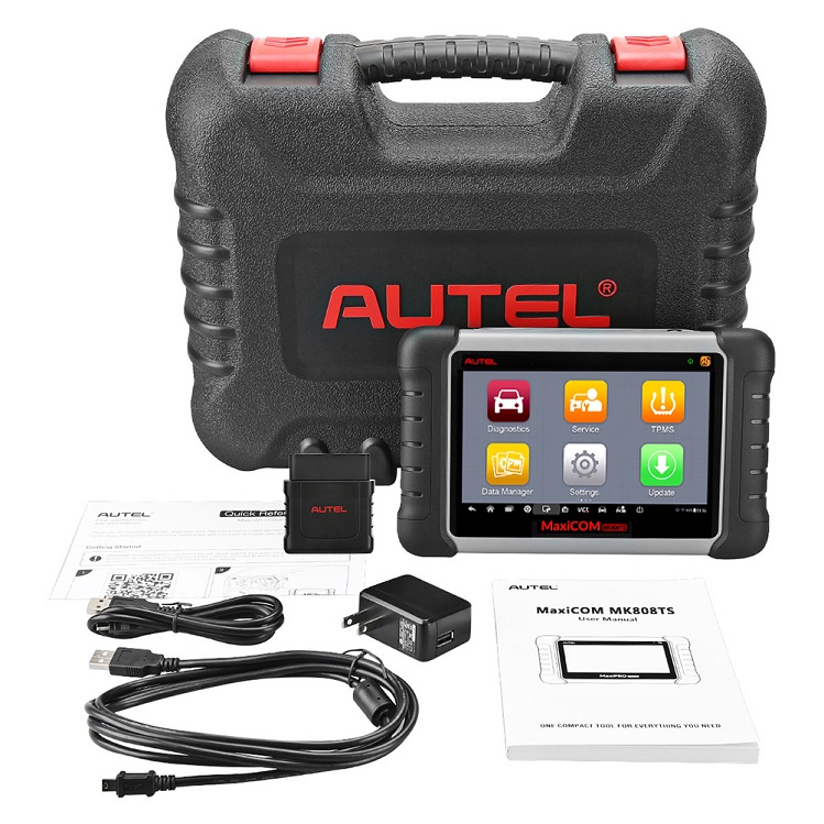 Autel MK808TS full system diagnostic tool package