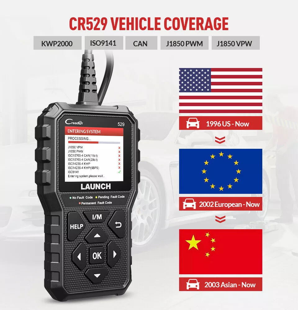 supplying Launch CR529 auto scanner